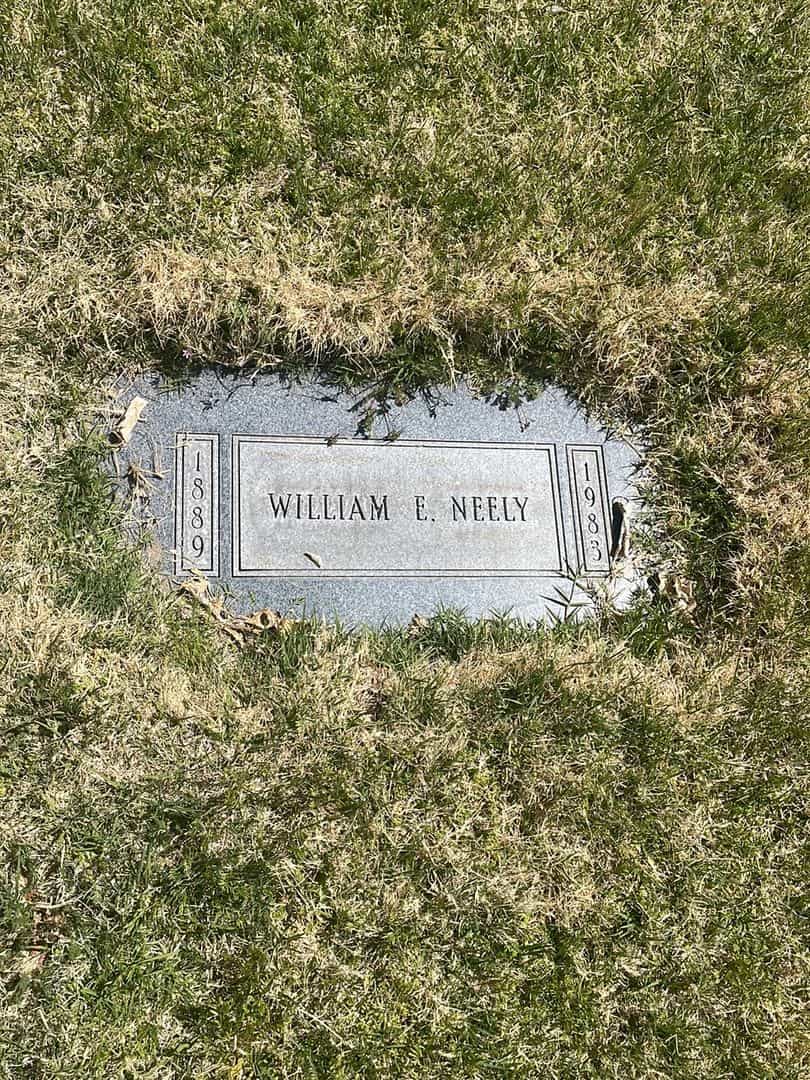 William E. Neely's grave. Photo 2