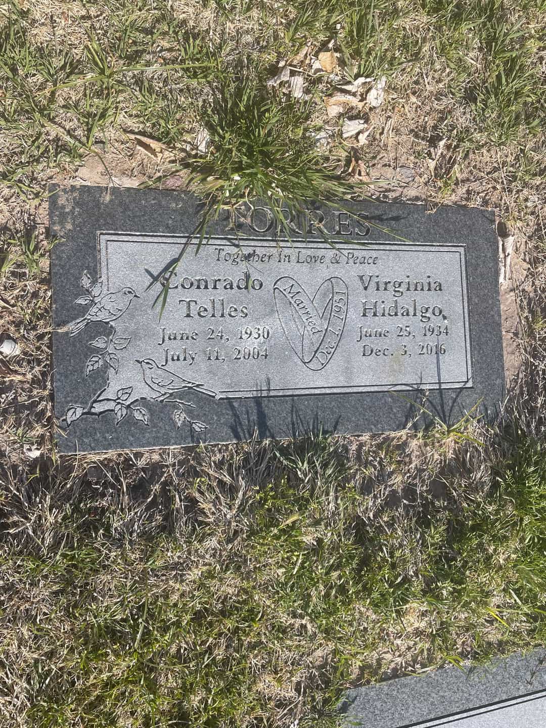Conrado Telles's grave. Photo 2