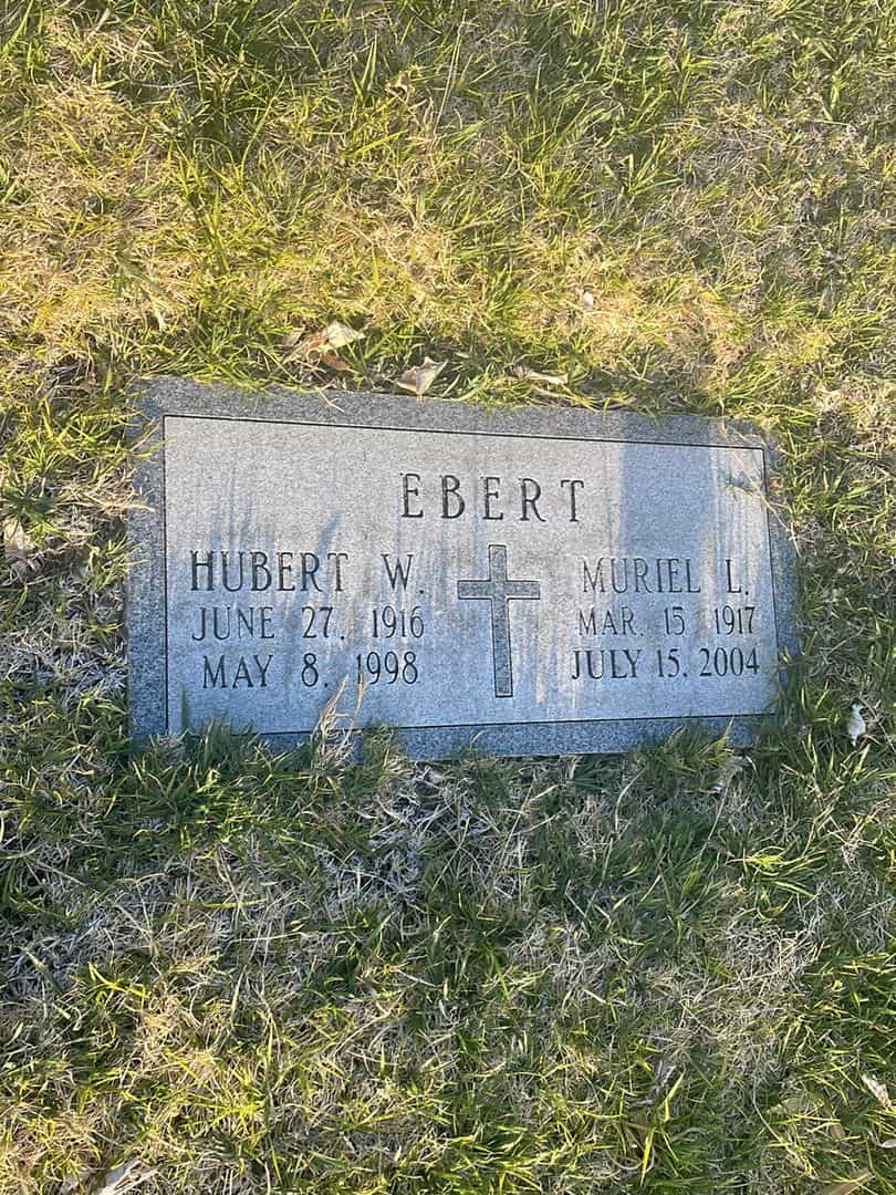 Herbert W. Ebert's grave. Photo 2