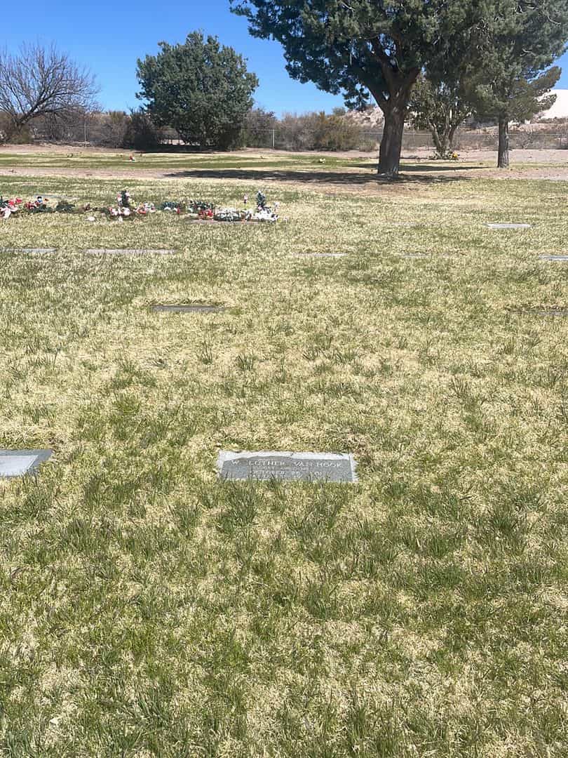 William Luther Van Hook's grave. Photo 2