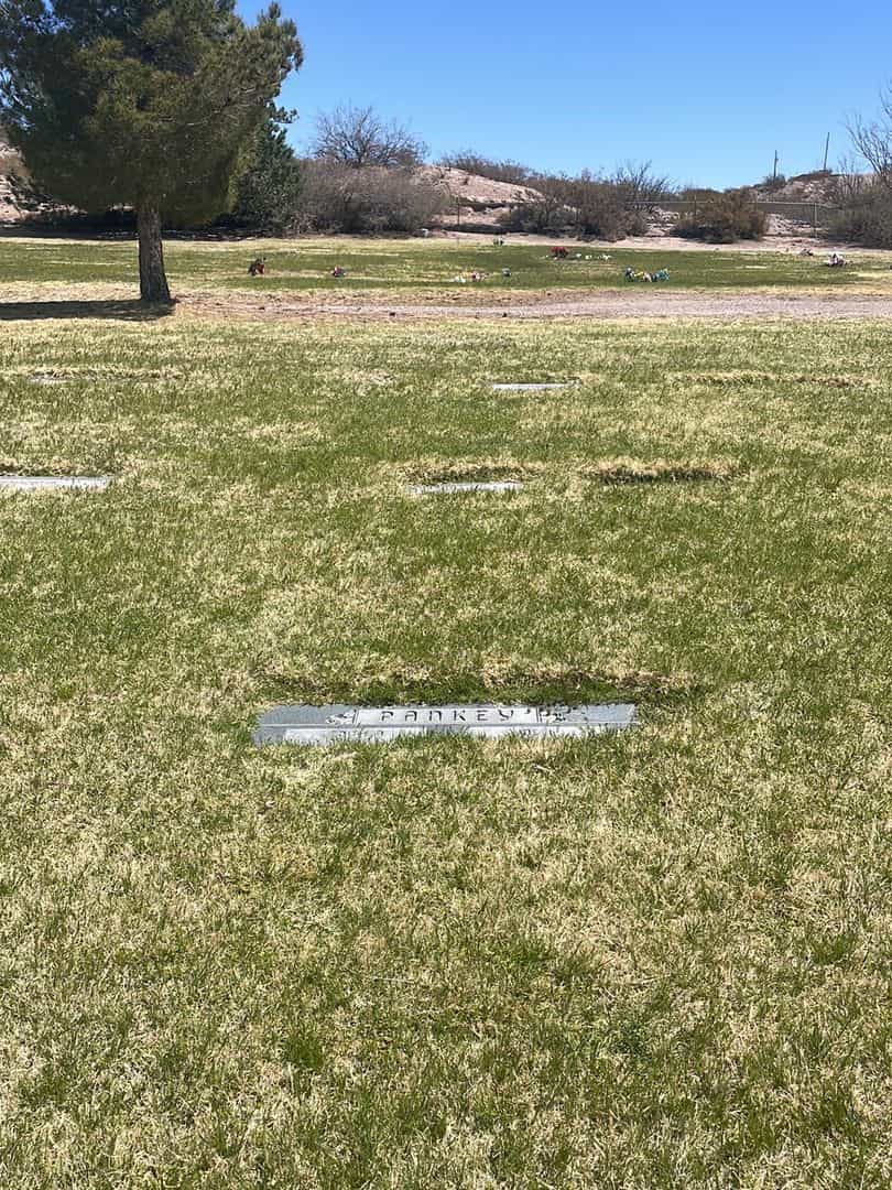 Edith A. Pankey's grave. Photo 1