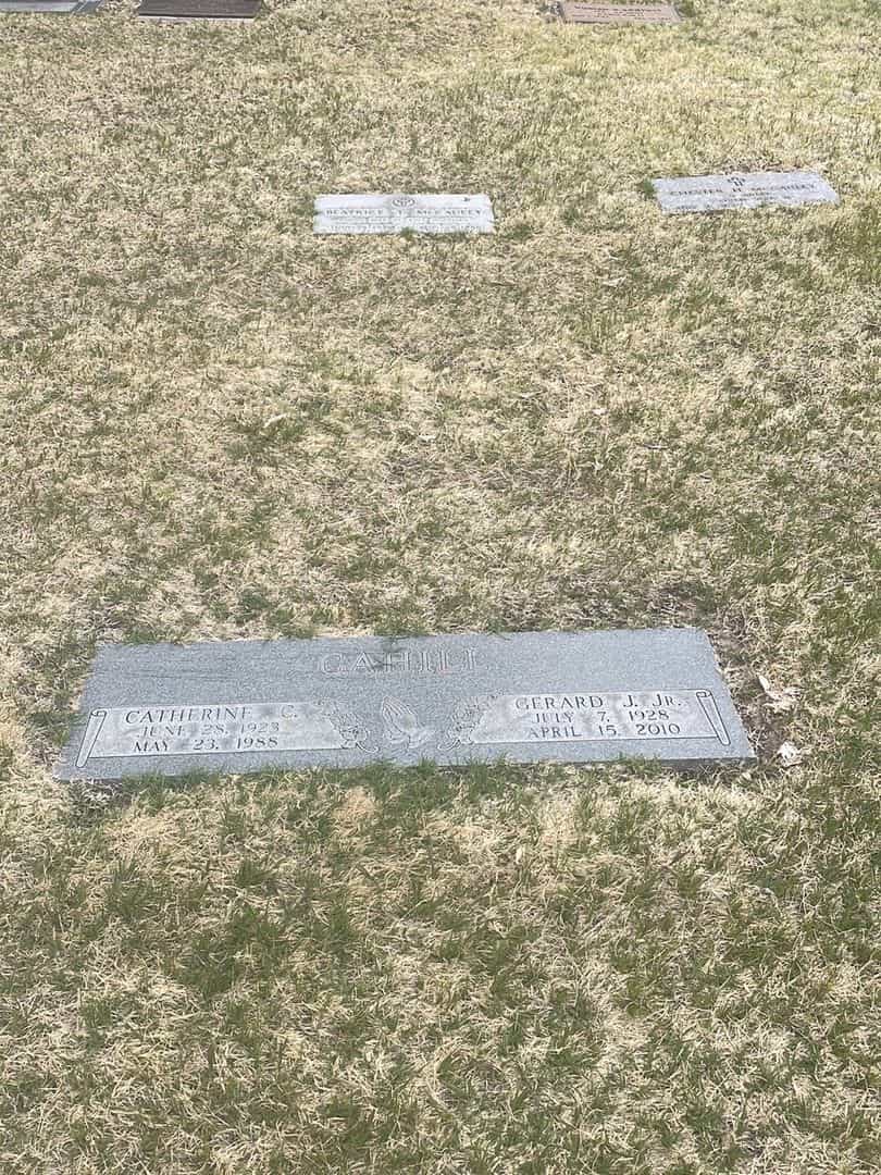 Catherine C. Cahill's grave. Photo 1