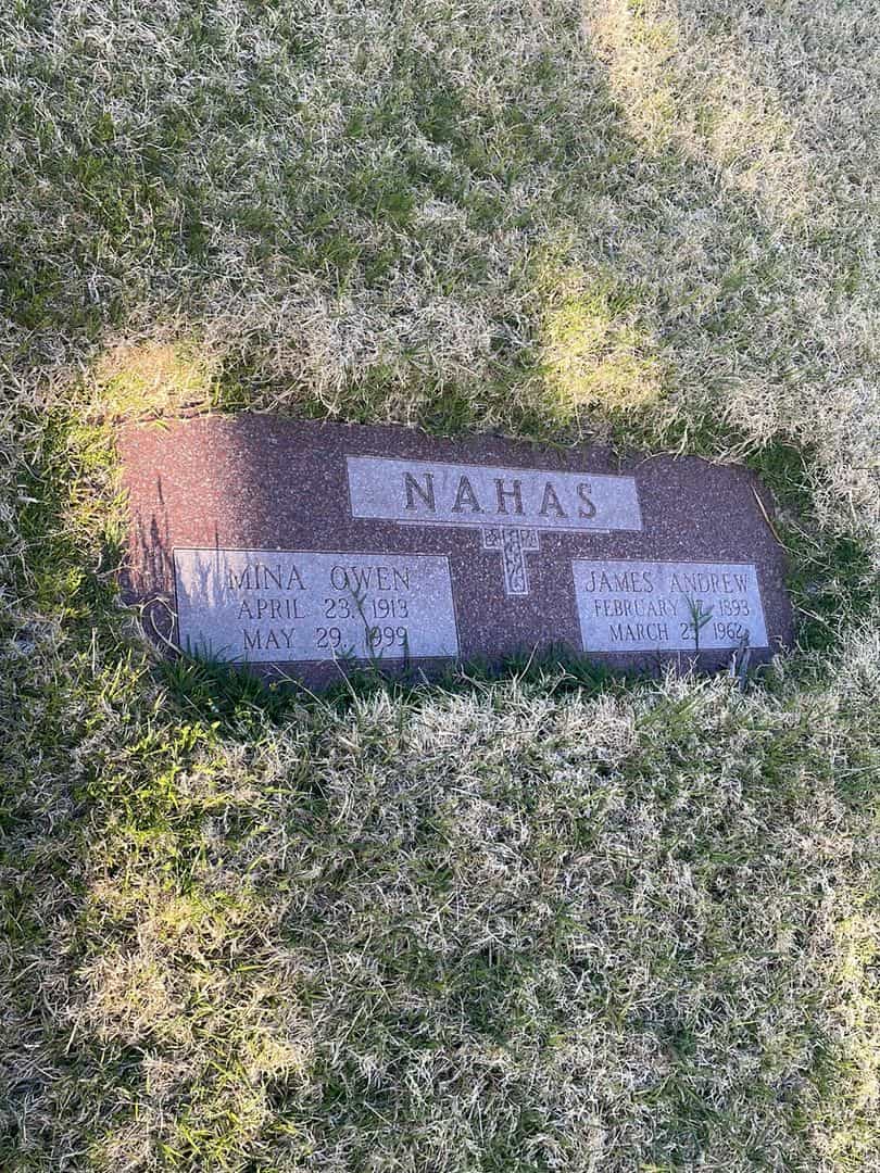 James Andrew Nahas's grave. Photo 2