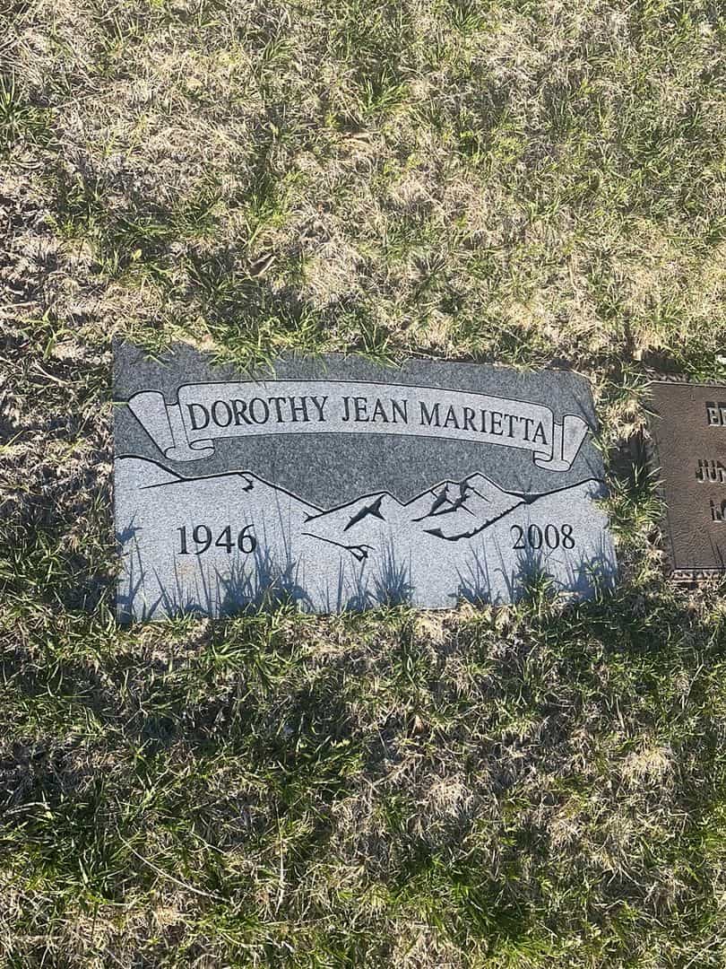 Dorothy Jean Marietta's grave. Photo 2