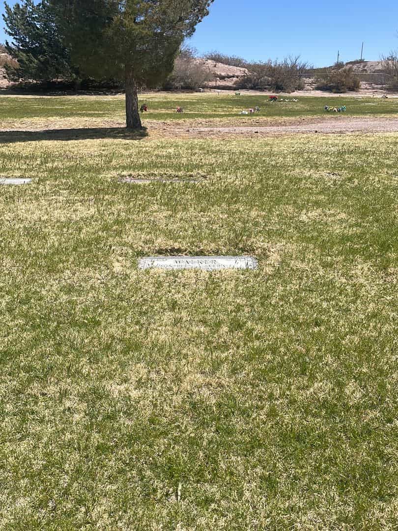 Vera F. Walker's grave. Photo 1