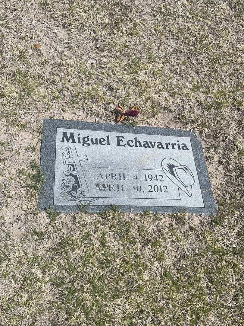 Miguel Echavarria's grave. Photo 2