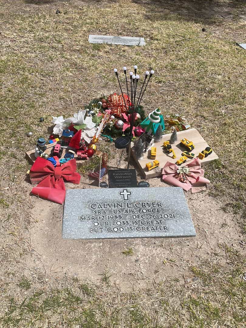 Kalvin Alan Walraven's grave. Photo 2