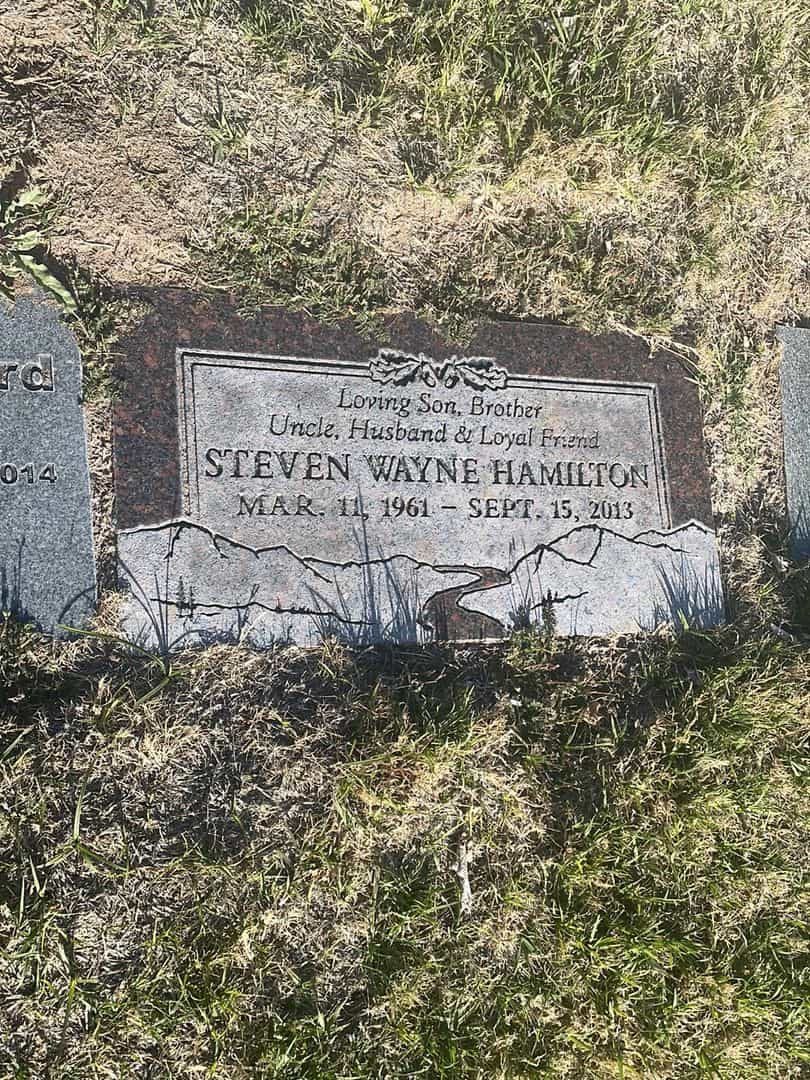 Steven Wayne Hamilton's grave. Photo 2