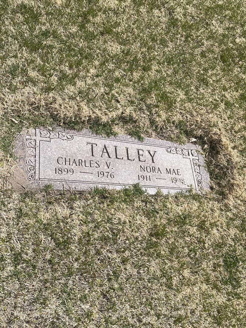 Nora Mae Talley's grave. Photo 2