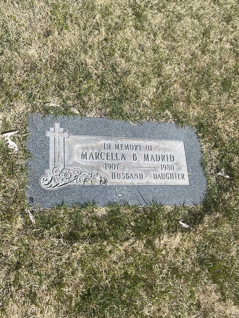 Marcella B. Madrid's grave. Photo 2