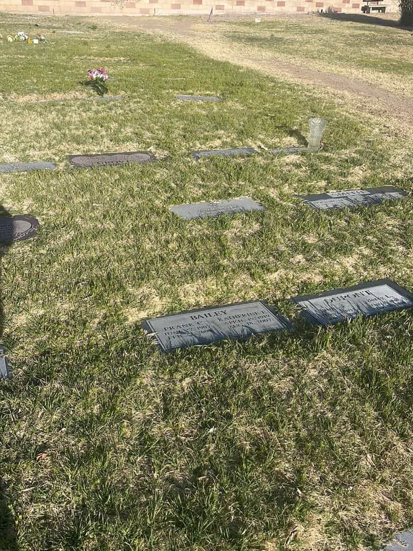 Katherine E. Bailey's grave. Photo 1