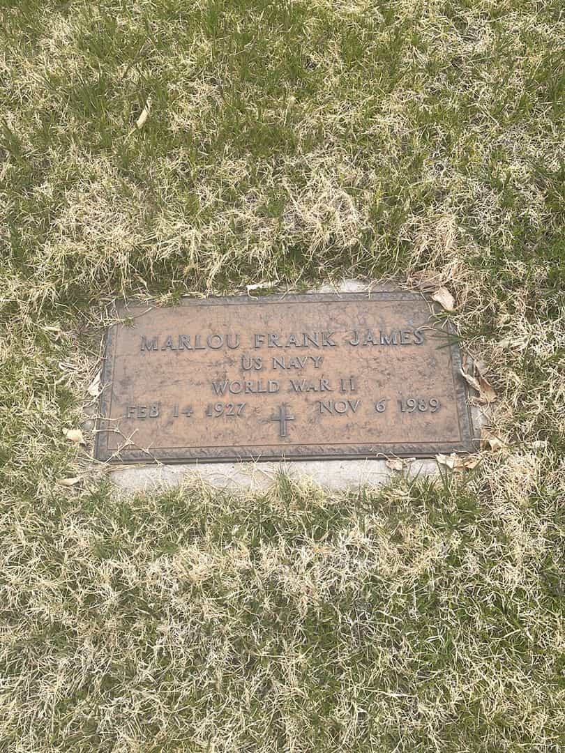Marlou Frank James's grave. Photo 1