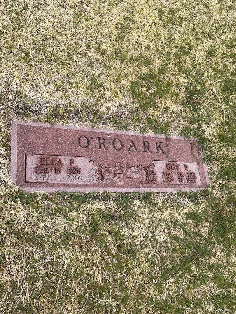 Guy B. O'Roark's grave. Photo 2