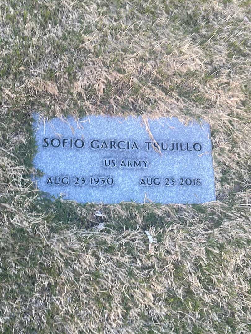 Sofio Garcia Trujillo's grave. Photo 2