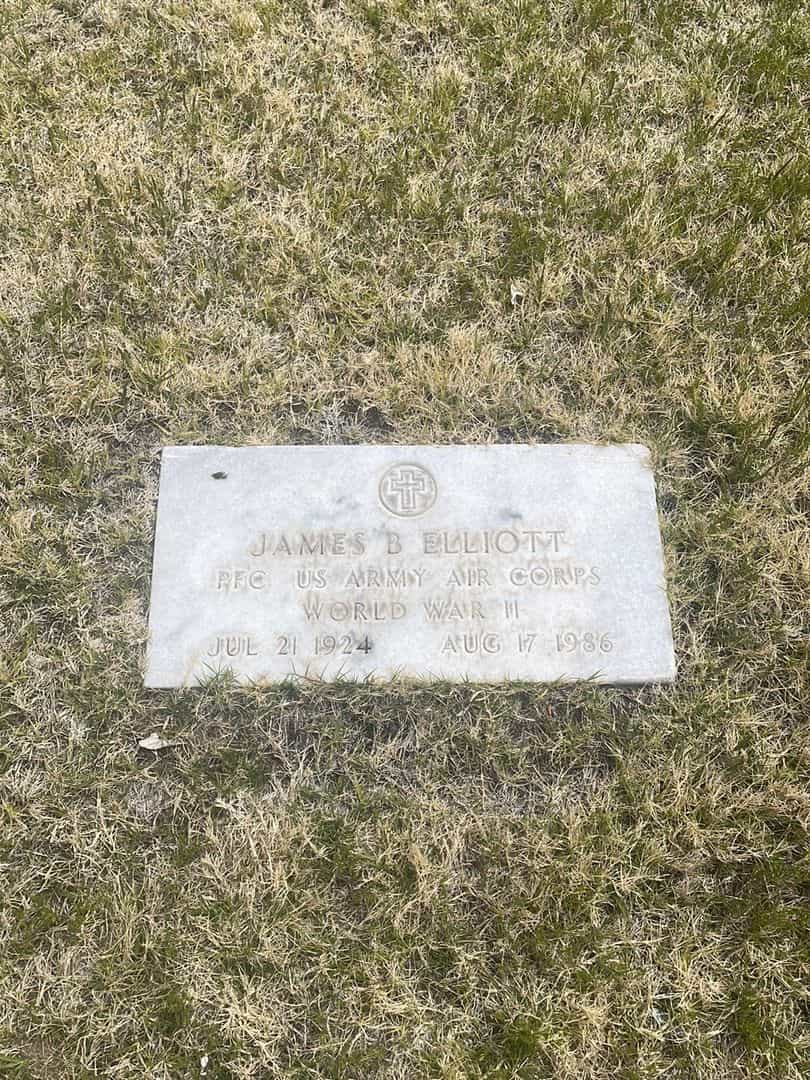 James B. Elliott's grave. Photo 1