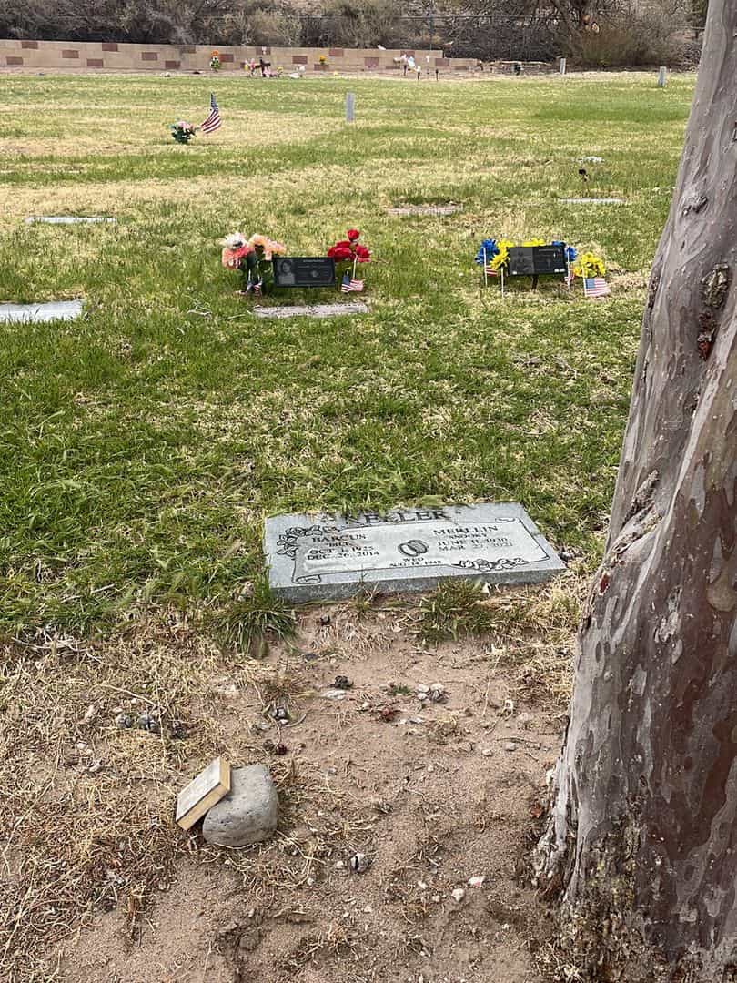 Merlein A. "Snooky" Keller's grave. Photo 1