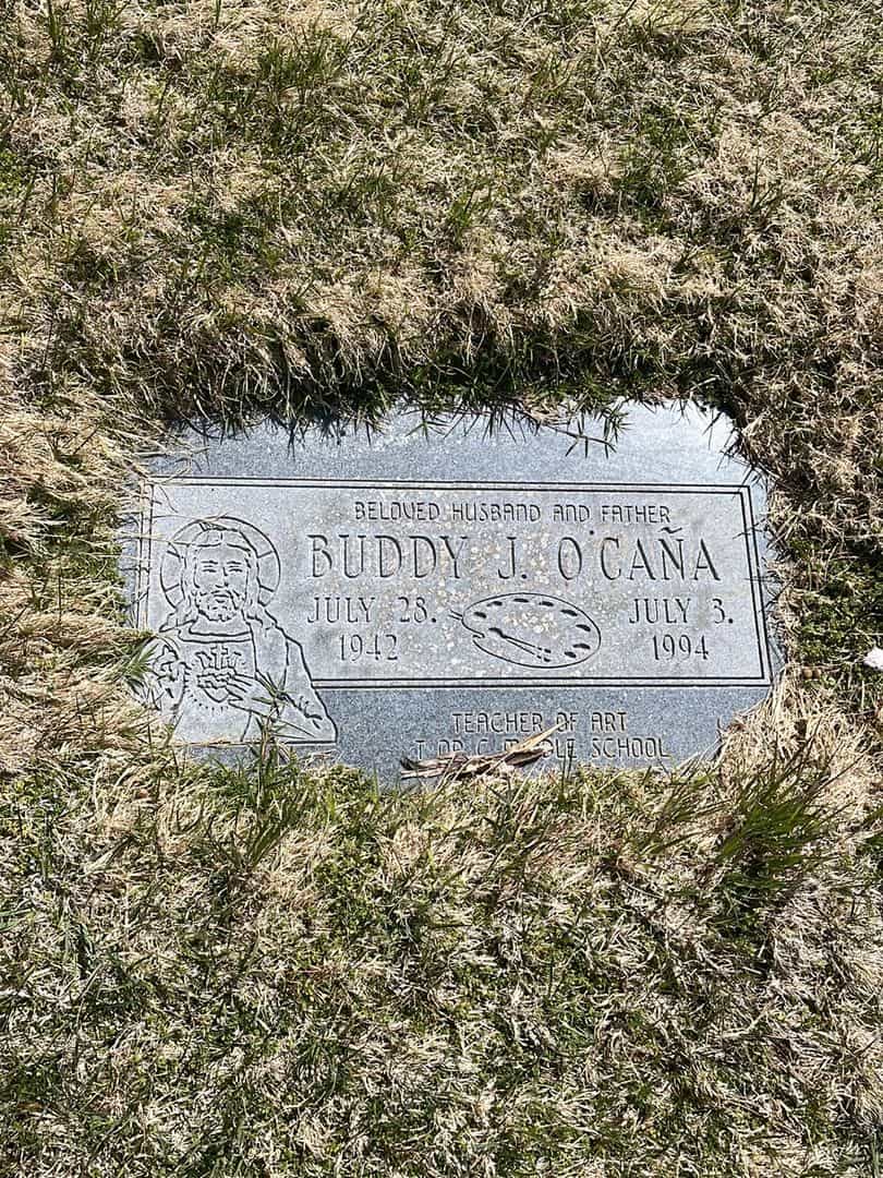 Buddy J. O'Cana's grave. Photo 2