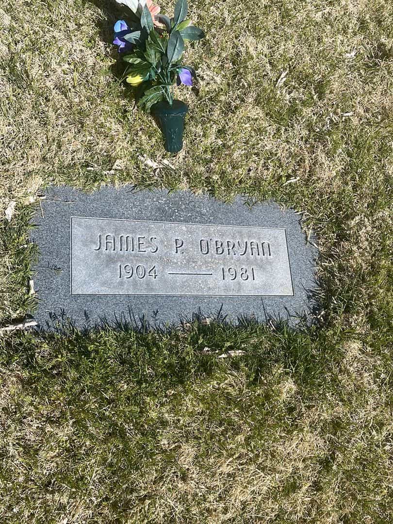 James P. O'Bryan's grave. Photo 2