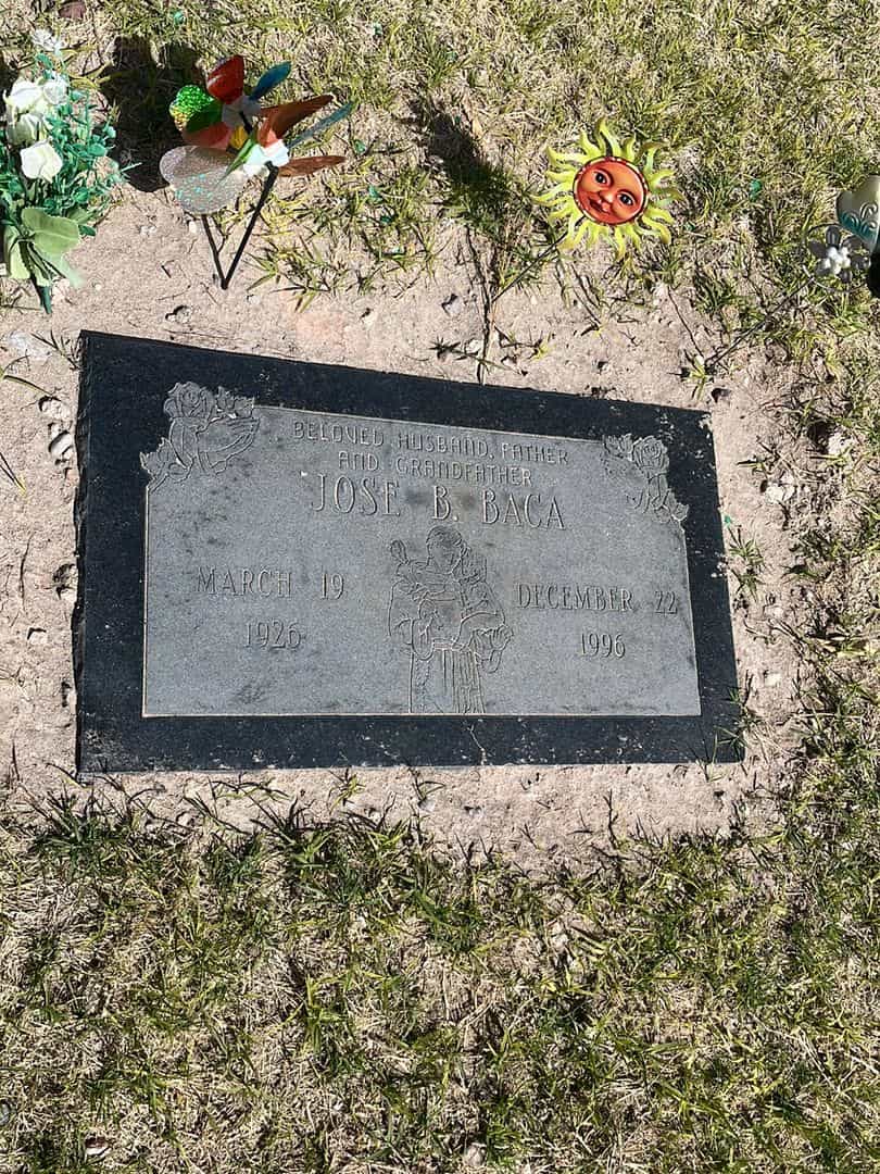 Jose B. Baca's grave. Photo 2