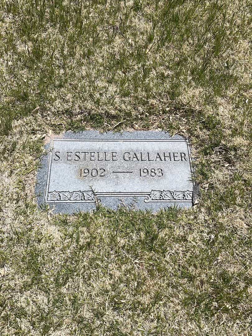 S. Estella Gallaher's grave. Photo 2