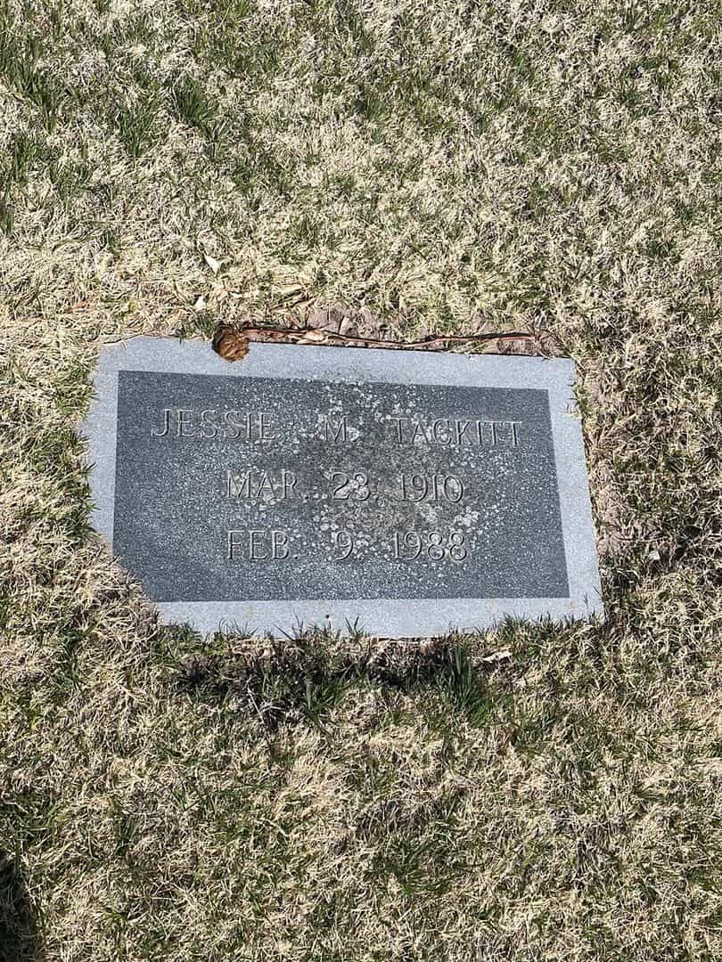 Jessie M. Tackitt's grave. Photo 2