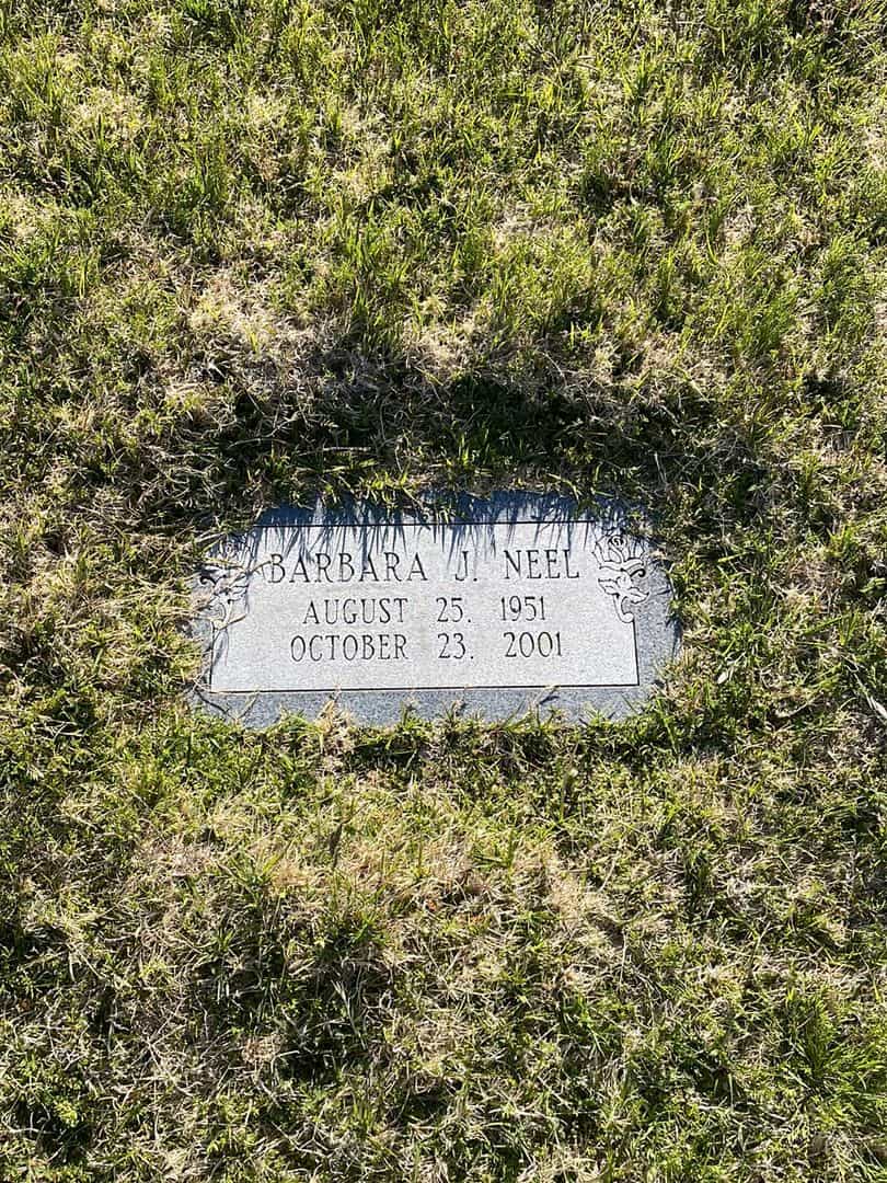 Barbara J. Neel's grave. Photo 2