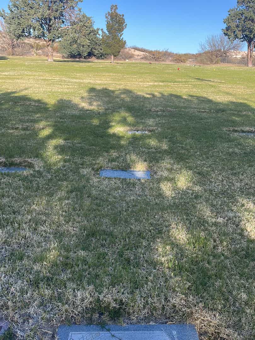 Leo G Faulkner's grave. Photo 2