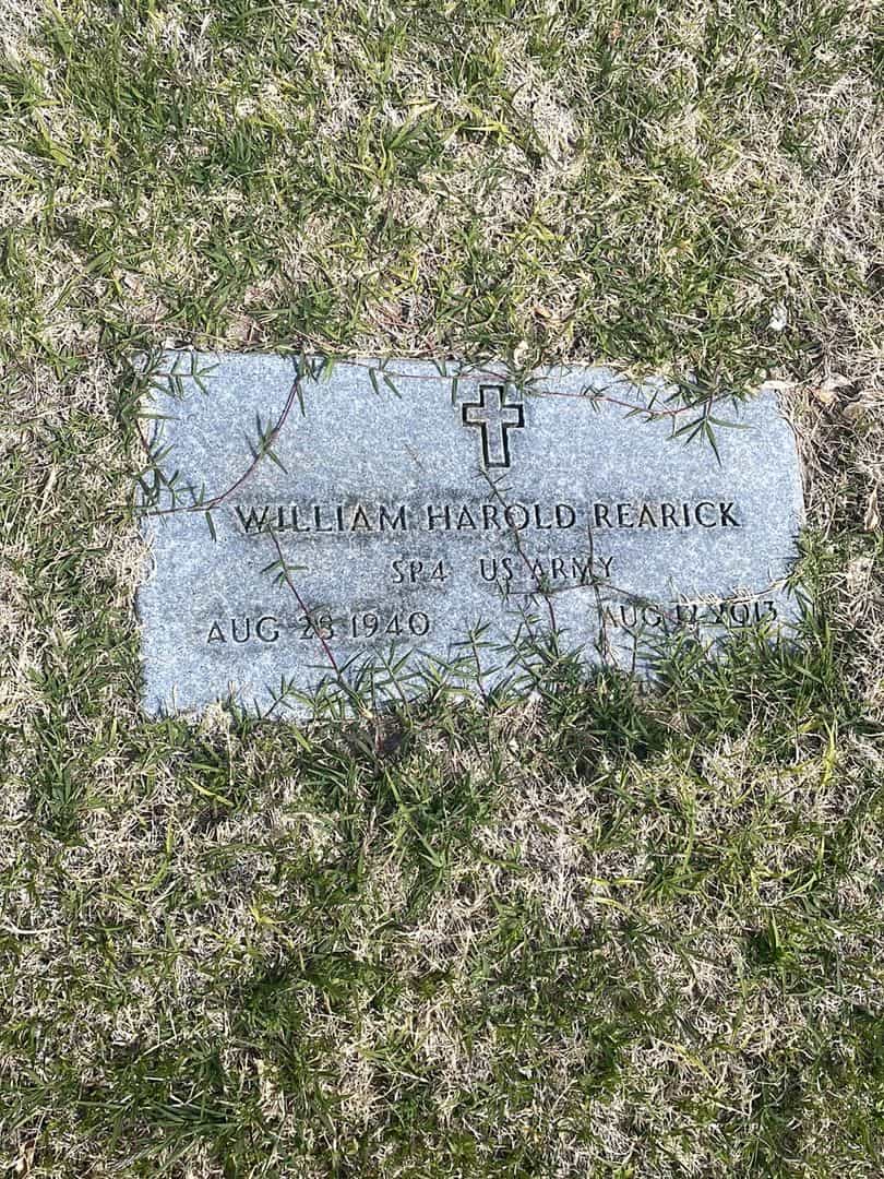 William Harold Rearick's grave. Photo 1