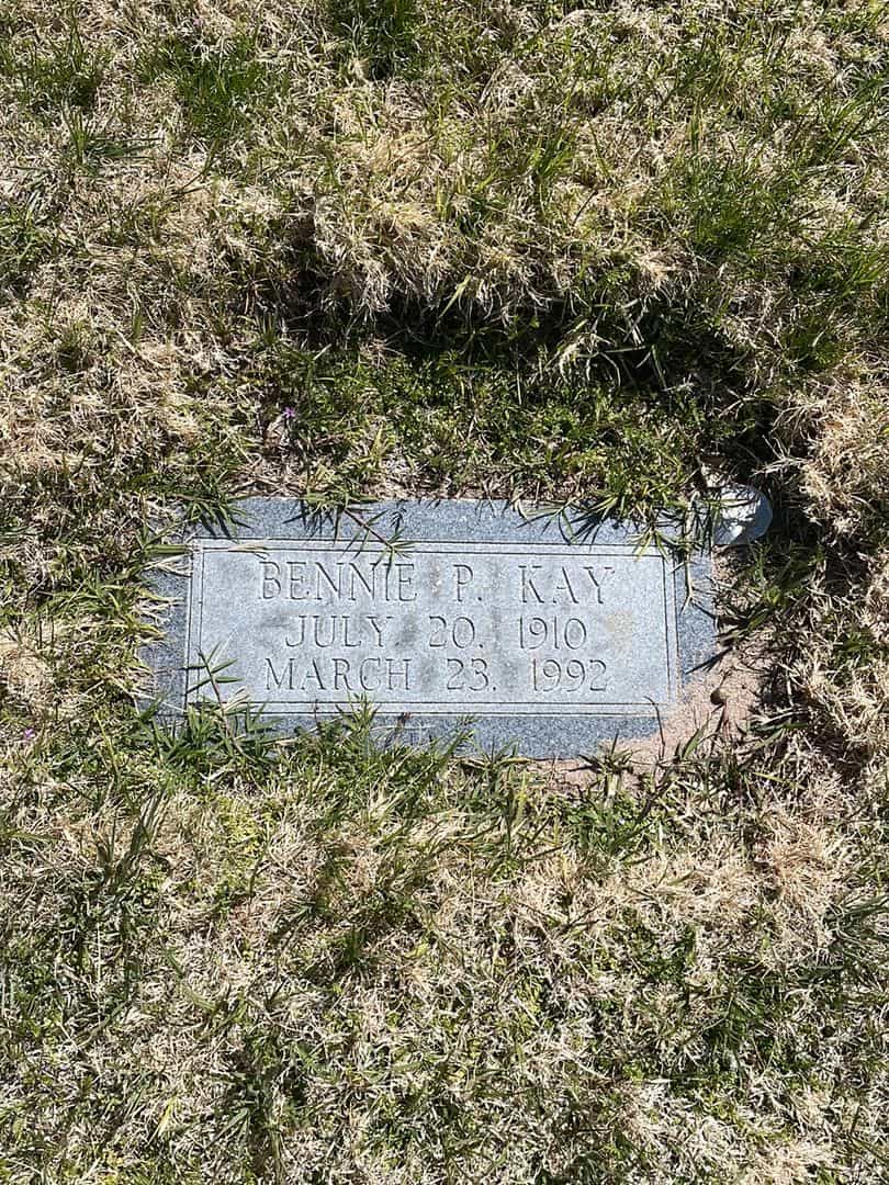 Bennie P. Kay's grave. Photo 2