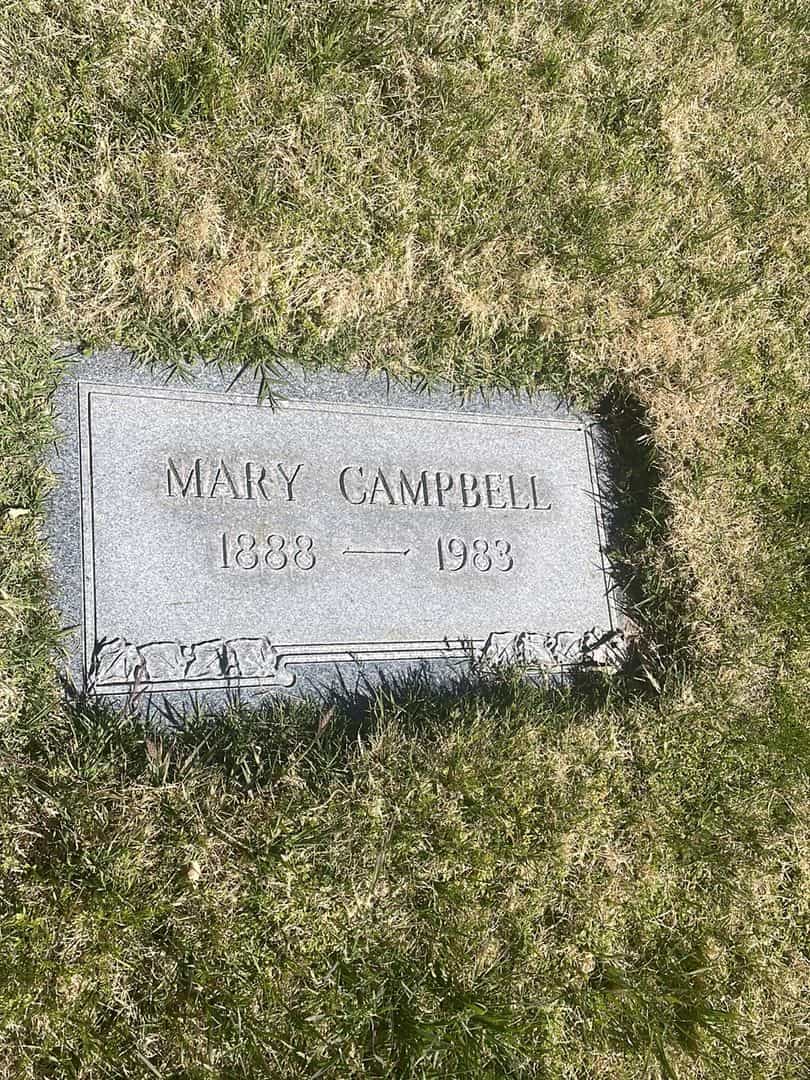 Mary Campbell's grave. Photo 2
