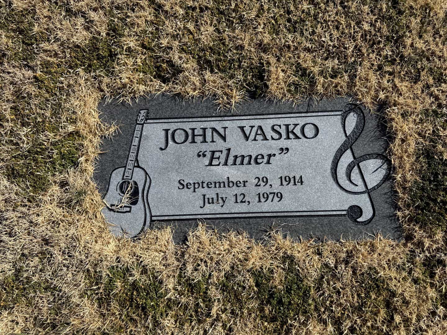 John Vasko's grave