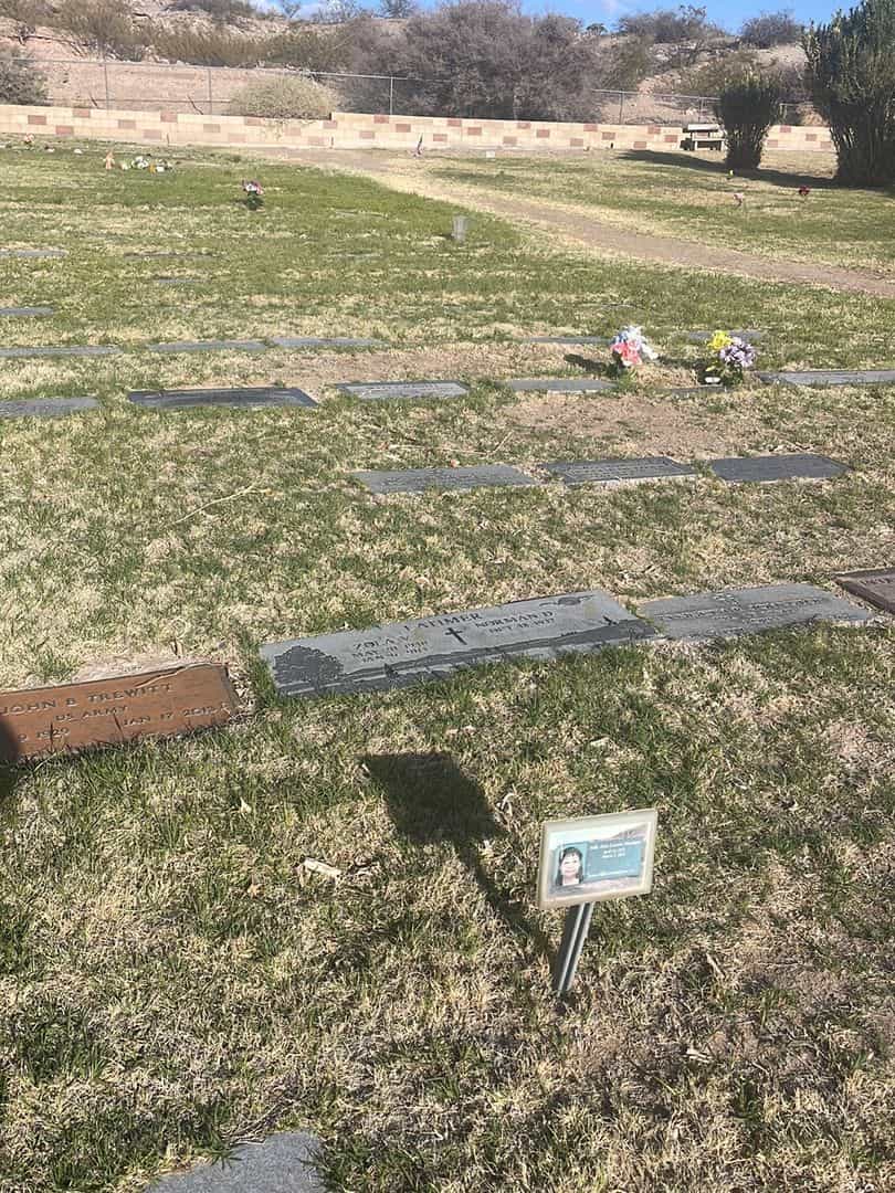 Zola V. Latimer's grave. Photo 1
