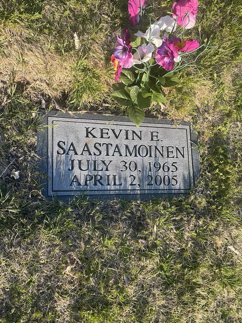 Kevin E. Saastamoinen's grave. Photo 2