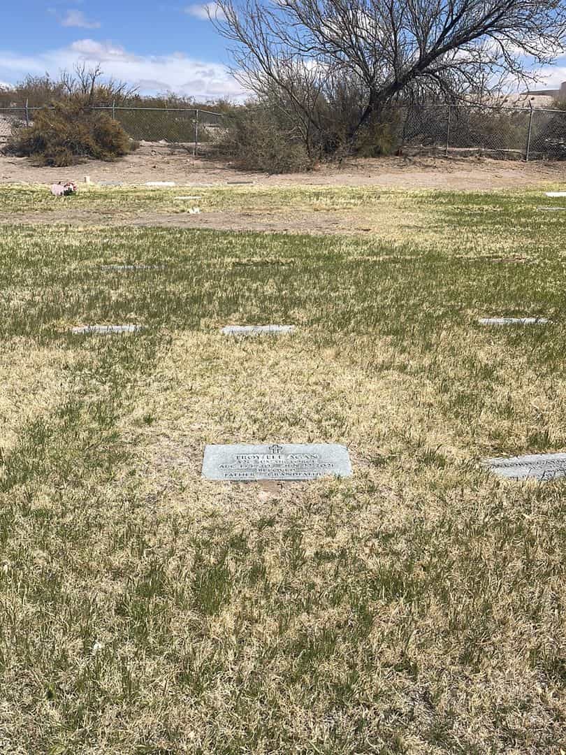 Troy Lee Agan's grave. Photo 2