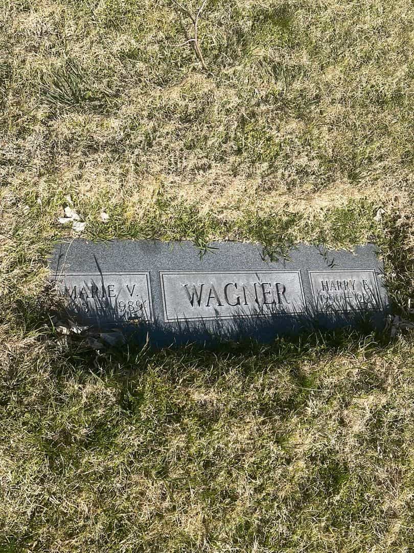 Harry E. Wagner's grave. Photo 2