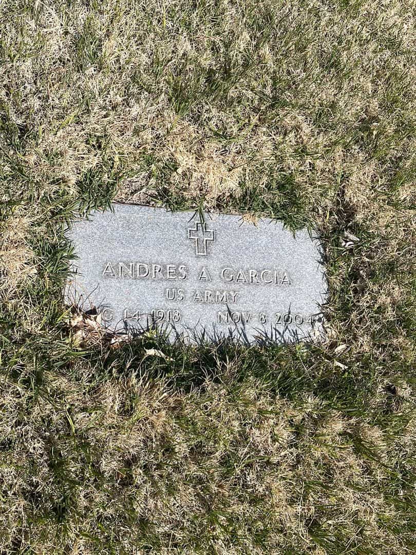 Andres A. Garcia's grave. Photo 1