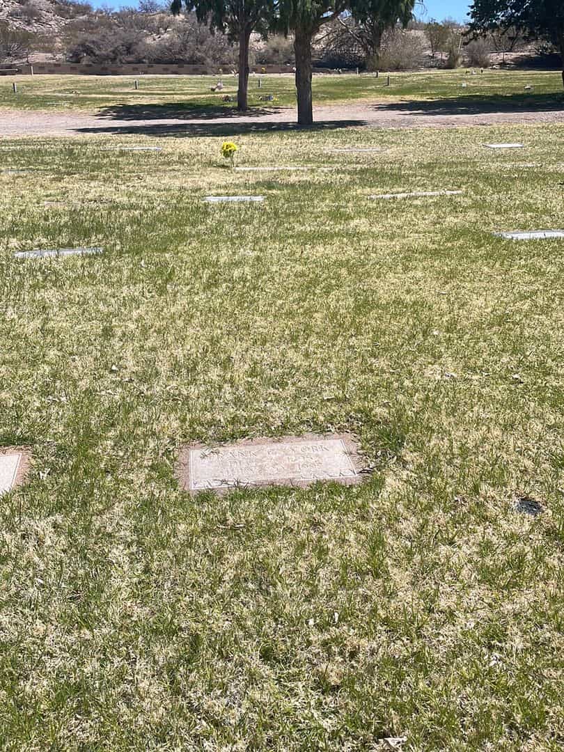Frank G. York's grave. Photo 1