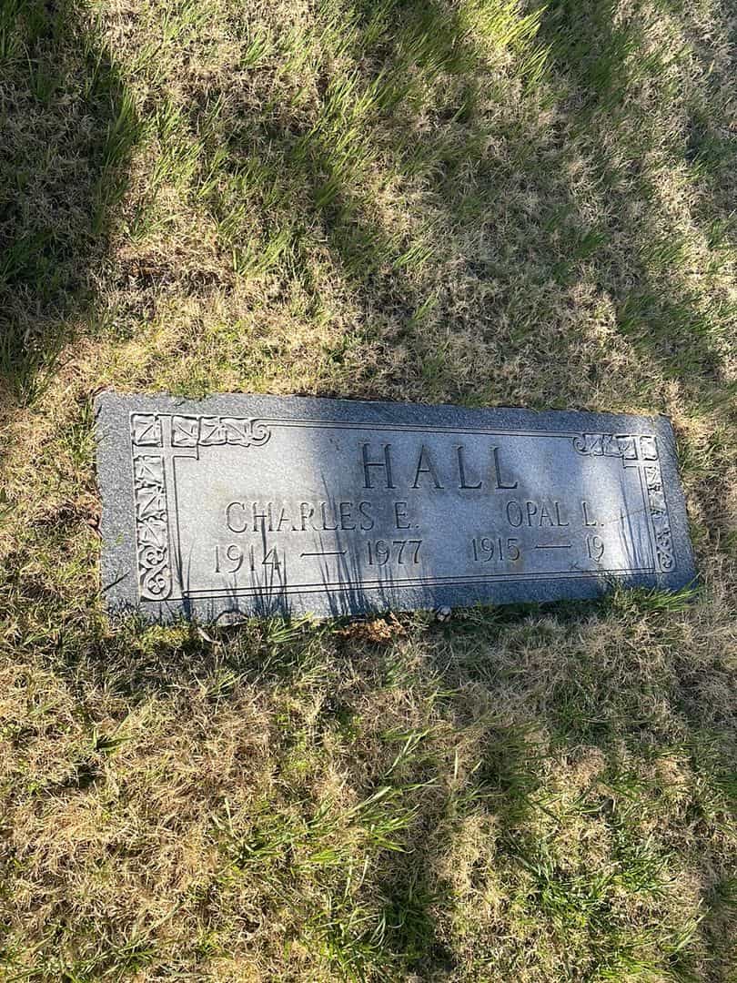 Ida Opal L. Hall's grave. Photo 2