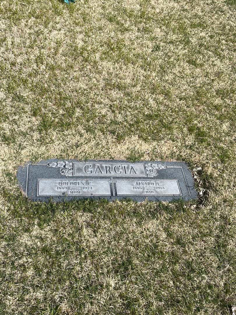 Alvaro L. Garcia's grave. Photo 2