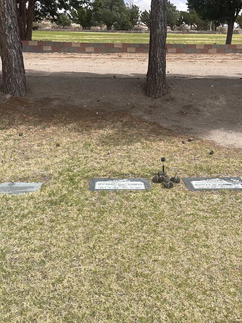Alcario "Tony" Garcia's grave. Photo 2