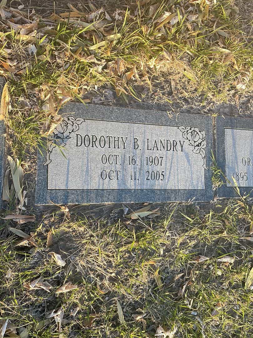 Dorothy B. Landry's grave. Photo 2