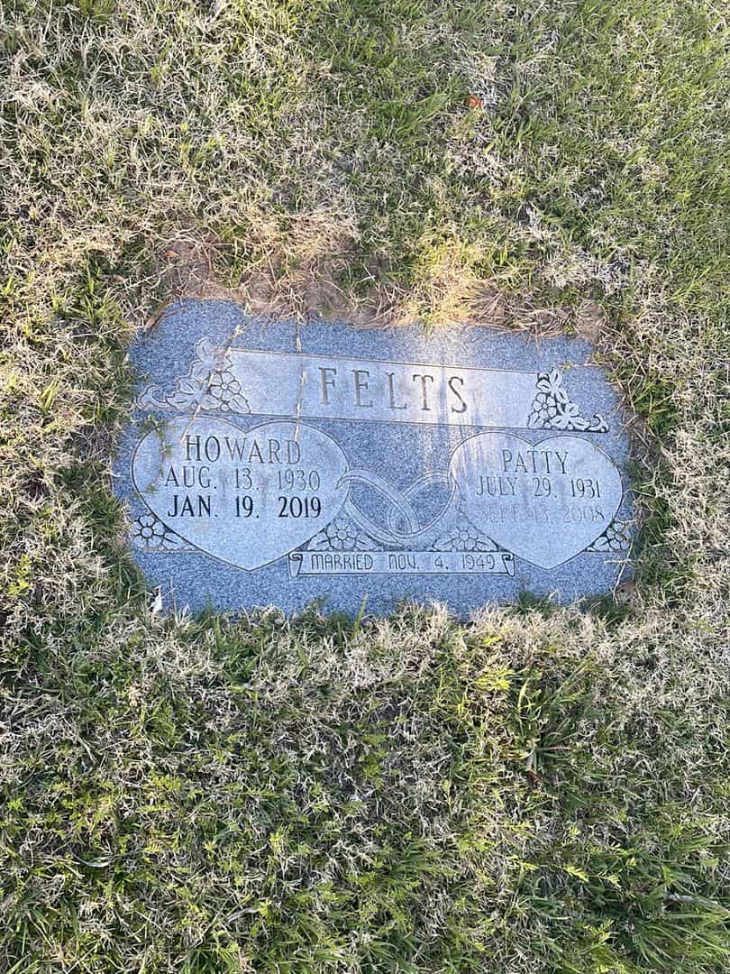 Howard Lee Felts's grave. Photo 2