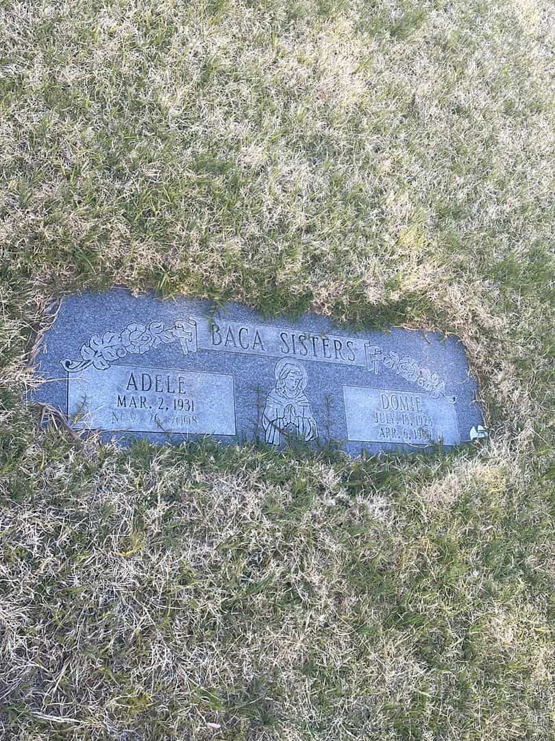 Adele C. Baca's grave. Photo 2