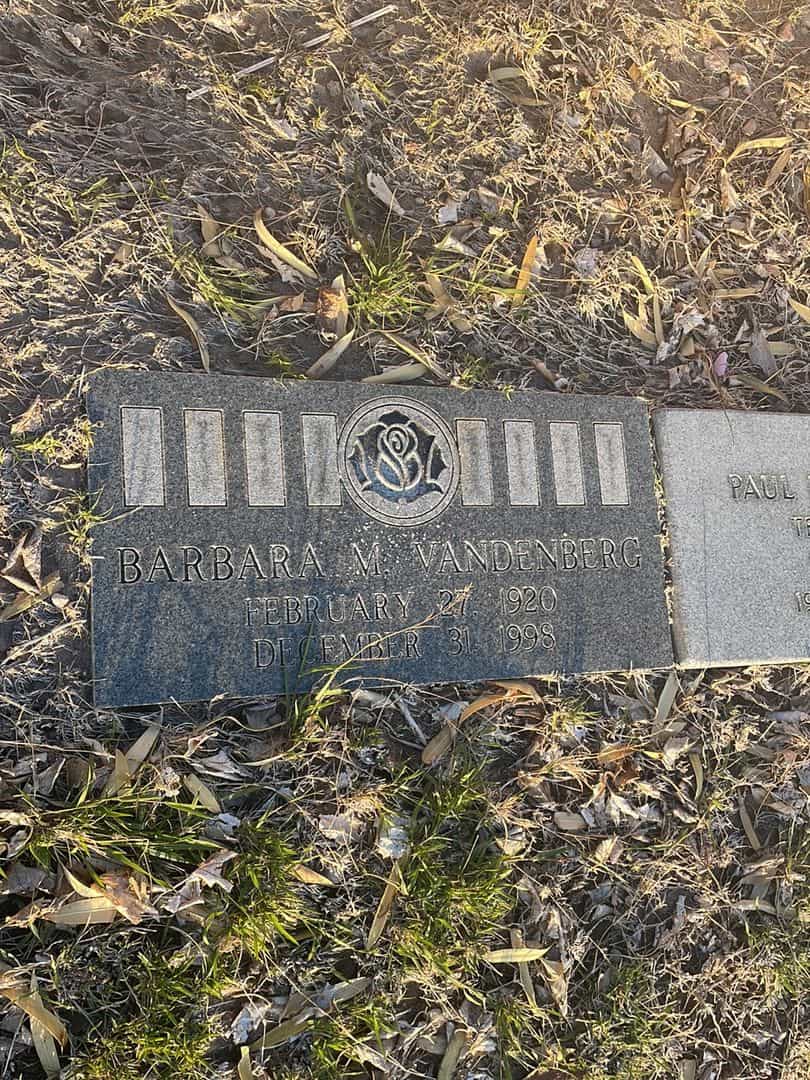 Barbara May Vandenberg's grave. Photo 3