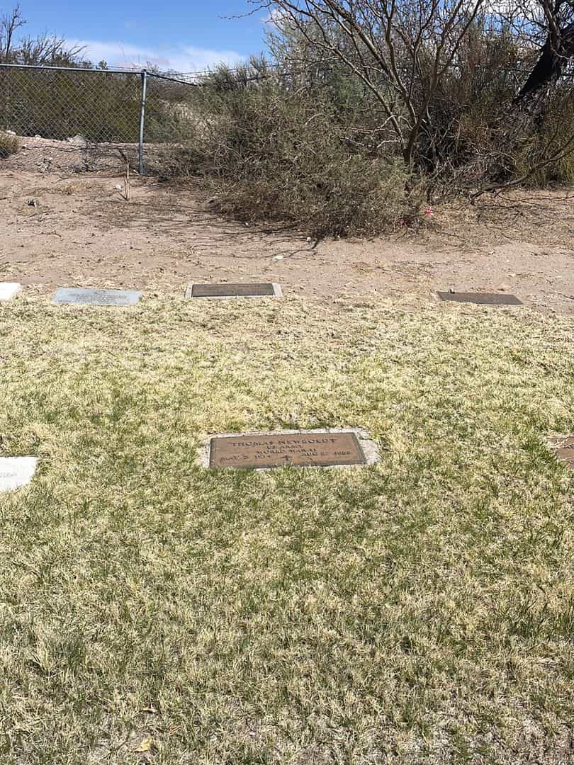 Thomas Newboldt's grave. Photo 1