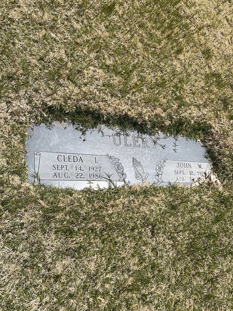 John W. Ulery's grave. Photo 2