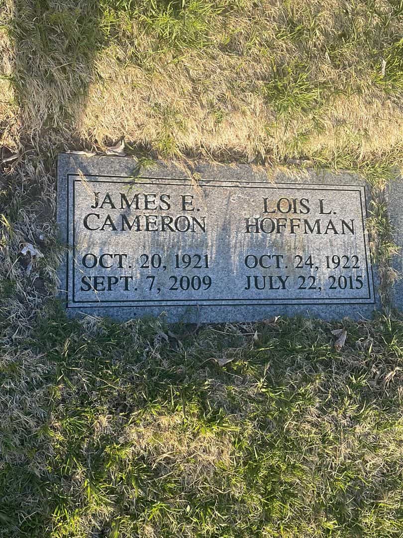 James E. "Jimmie" Cameron's grave. Photo 2