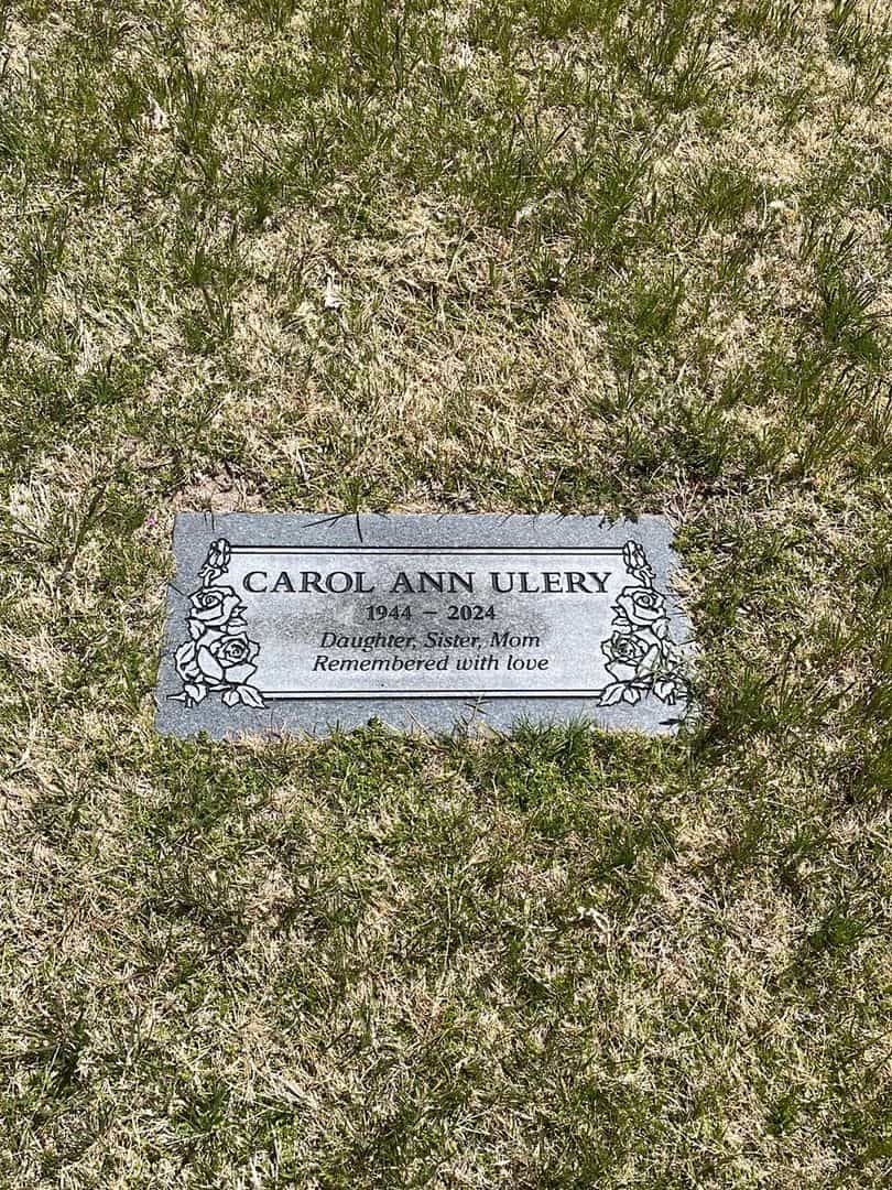 Carol Ann Ulery's grave. Photo 1