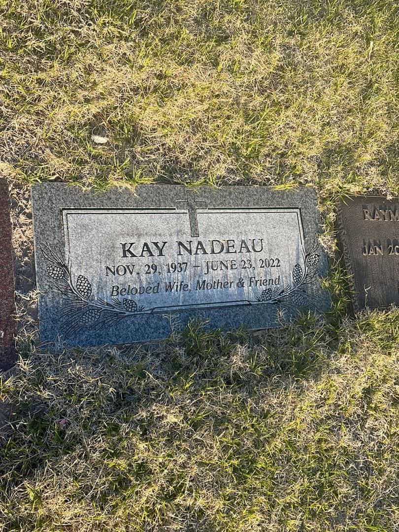 Kay Nadeau's grave. Photo 2