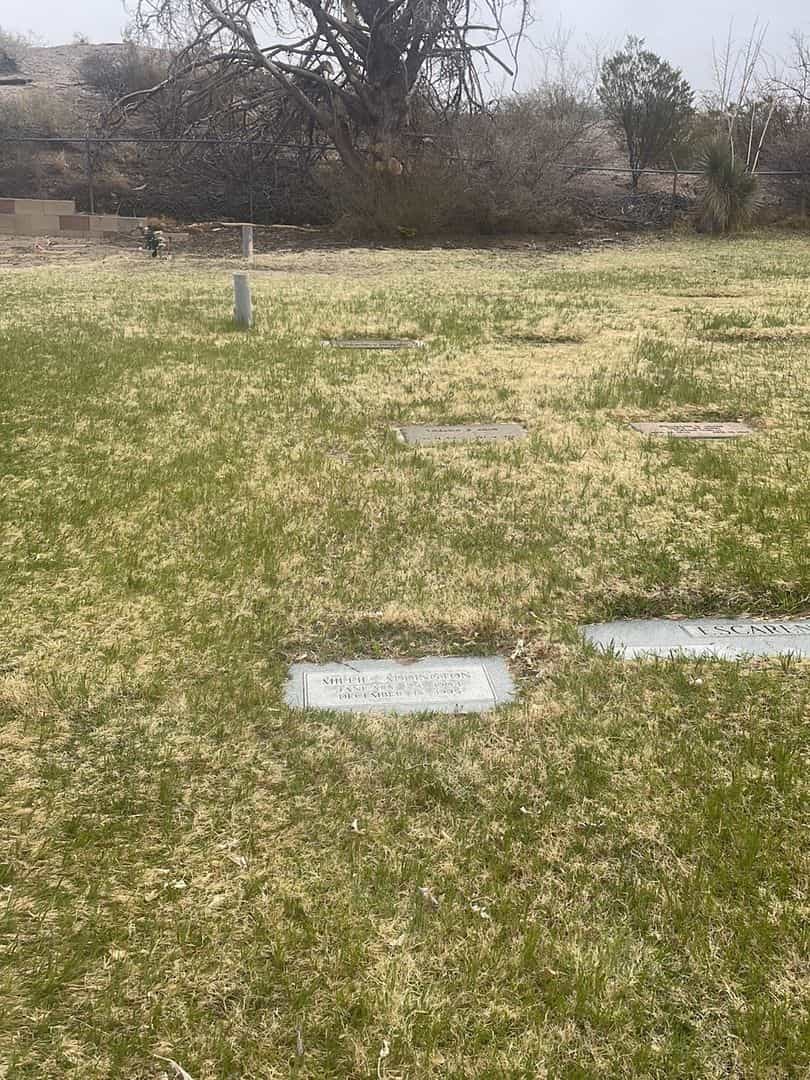 Millie Addington's grave. Photo 2